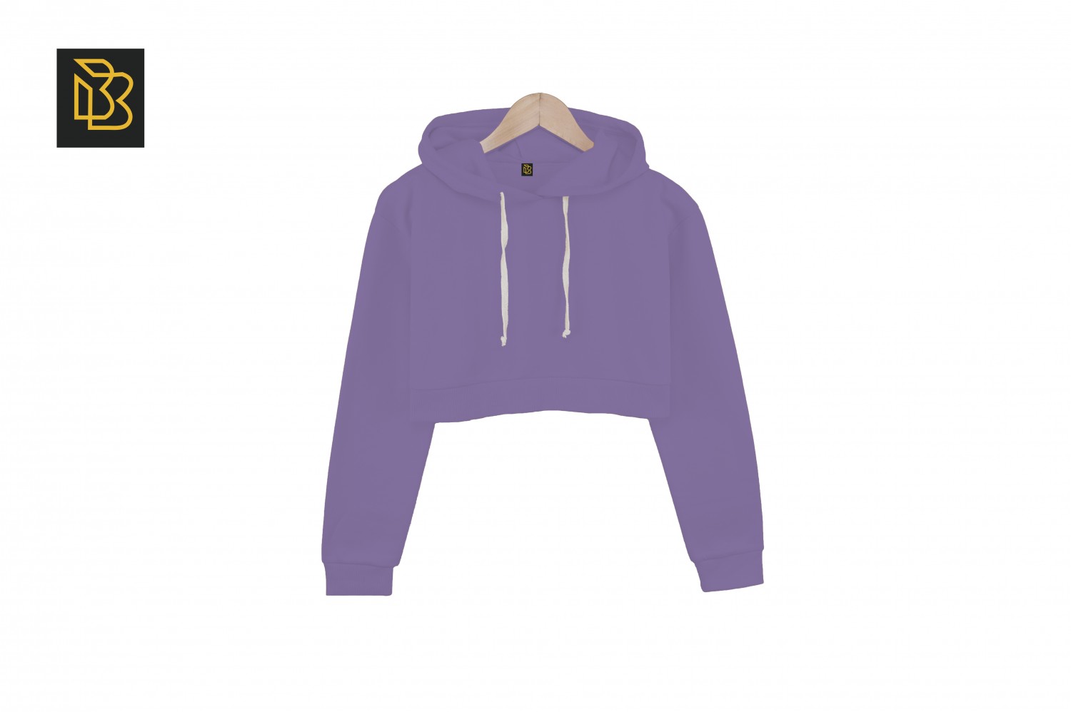 Girls Crop Top Hoodie